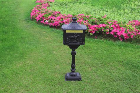 Check spelling or type a new query. Mailbox, Post Mounted, Heavy Duty, Cast Aluminum, Black ...