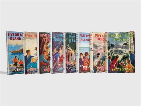 A Full Set Of Famous Five Titles All In Their Original Dust Wrappers Included With The Set Is