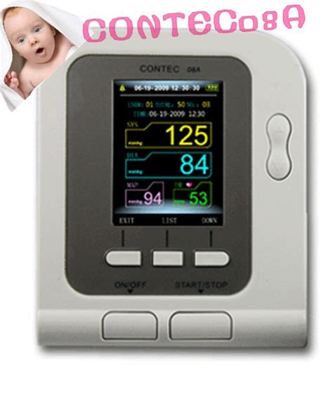 Contec08a With Neonatal Spo2 Probe Review Digital Automatic Nibp Baby