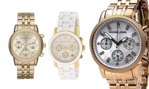 Up to 43% off on michael kors chronograph watch