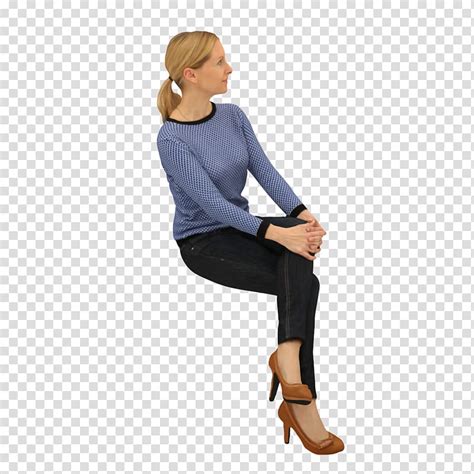 Free Download Woman Sitting With Her Hands On Her Knee Sitting Woman