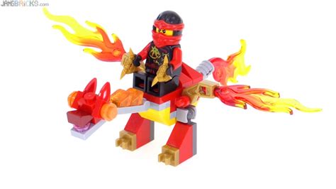 Lego Ninjago Kais Mini Dragon Polybag Review 30422
