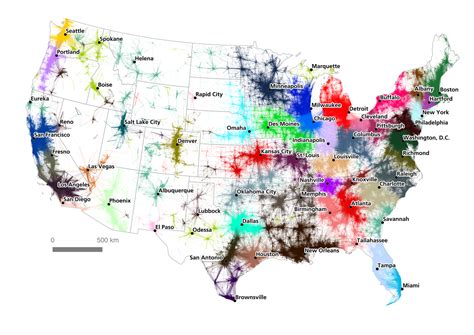 Here Are The Real Boundaries Of American Metropolises Decided By An