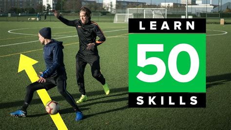 Learn 50 Match Skills Awesome Football Skills Tutorial — футбол