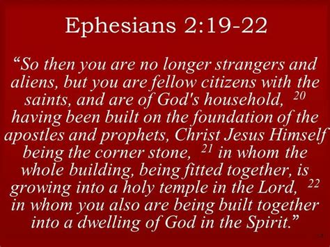 Ephesians 219 22 Faith In God Biblical Verses Faith Quotes