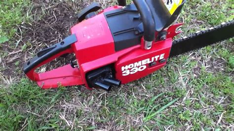 Homelite 330 Chainsaw Youtube