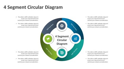 4 Segment Circular Diagram Powerpoint Slide Ppt Templates