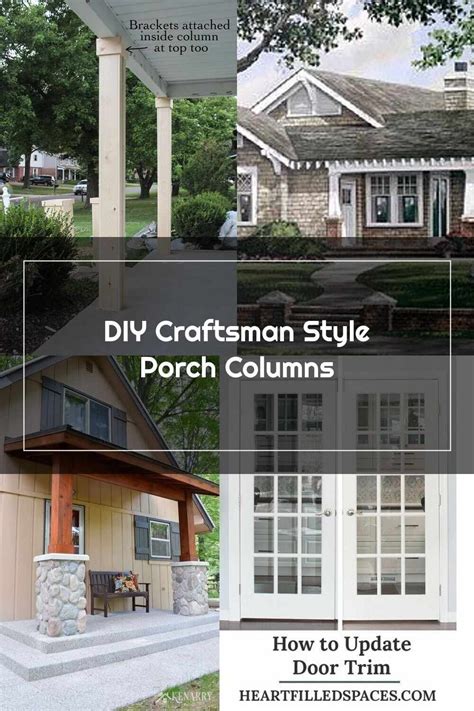 Craftsman Style Diy Craftsman Style Porch Columns Craftsman Style