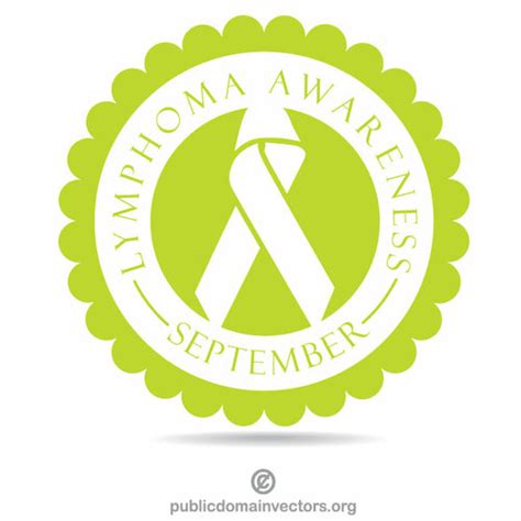 Lymphoma Awareness Month Public Domain Vectors