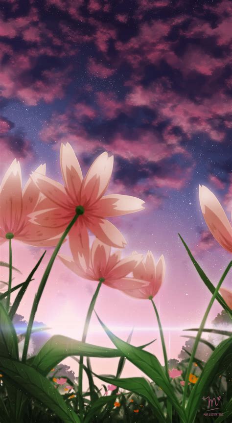 Aggregate More Than 157 Anime Flower Wallpaper Super Hot Vn