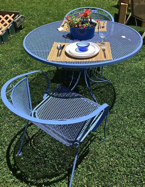 18 Fantastic Green Wrought Iron Outdoor Furniture What Color To Paint