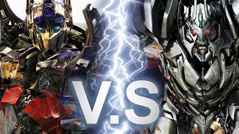 Megatron had the upper hand in the first movie mainly because they were fighting in a city where there were people everywhere, so optimus most likely held back while megatron didn't care. R3 4 Stars Optimus Prime VS Megatron Battle | TRANSFORMERS ...