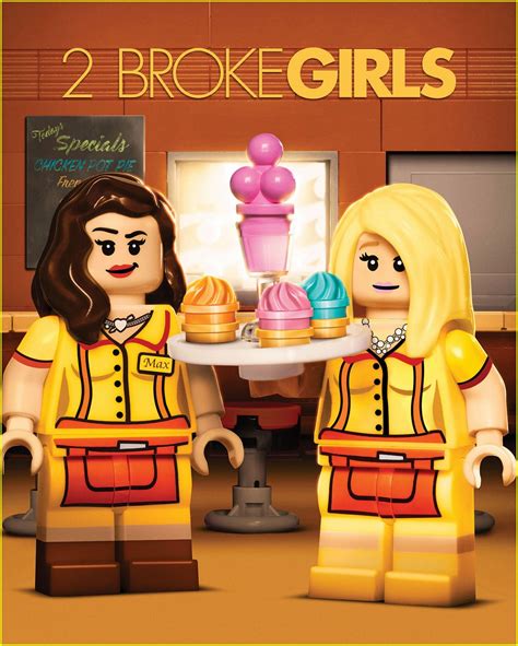 2 Broke Girls Kat Dennings And Beth Behrs Get Lego Treatment See All