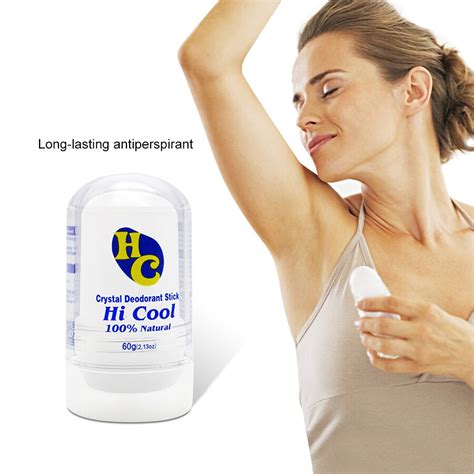 100 Natural 60g Antiperspirant Deodorants Stick Antiperspirants Alum