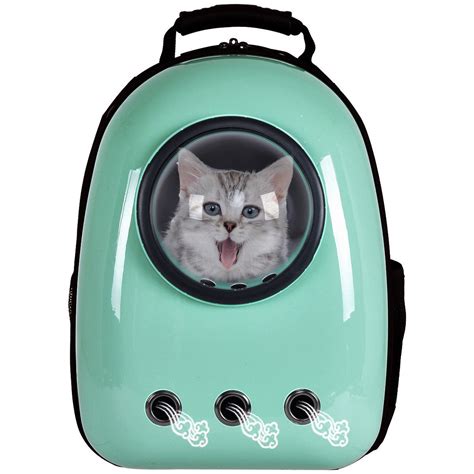 Transparent cat bag capsule pet backpack wholesale clear cat bubble backpack cat carrying bag. Costway Astronaut Cat Backpack, Green - Walmart.com ...