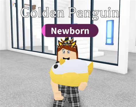 Adopt me has recently released the halloween update, the moment that most people were waiting golden penguin (throw a golden goldfish (225 robux) to a penguin at the ice cream parlor). Baby Penguin Code Roblox | 1 Million Robux For Free