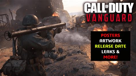 Call Of Duty Vanguard Posters Artwork Release And More