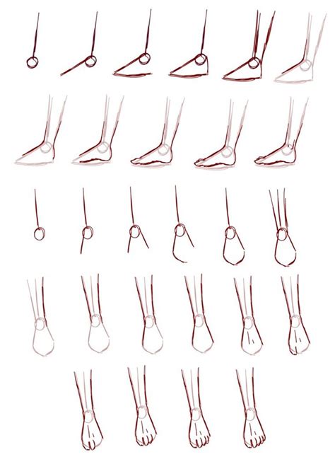How To Draw Anime Girl Feet