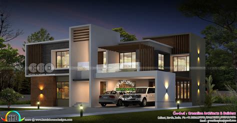 3900 Square Feet Ultra Modern 4 Bhk House Kerala Home Design And