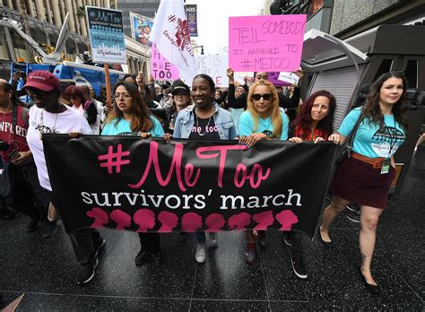 Metoo Movement Marches On Hollywood Against Sexual Assault And