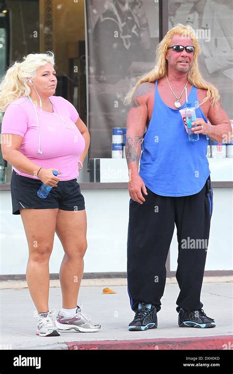 Duane Chapman Aka Dog The Bounty Hunter Along With His Wife Beth Smith