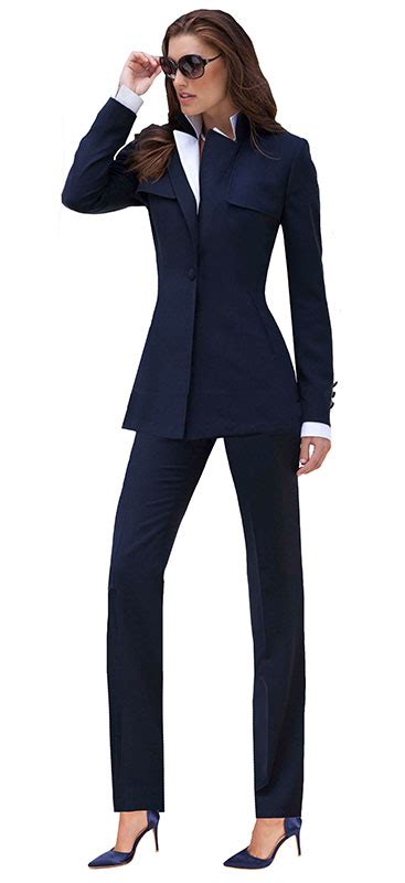 Elegant Navy Pant Suit Susanna Beverly Hills
