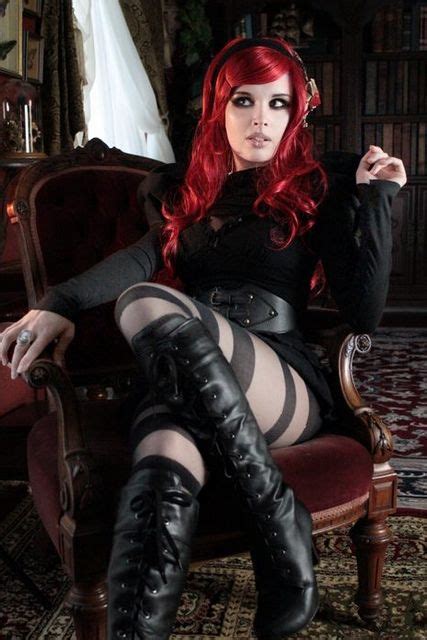 redheads gothic fotografie vrouw cybergothic