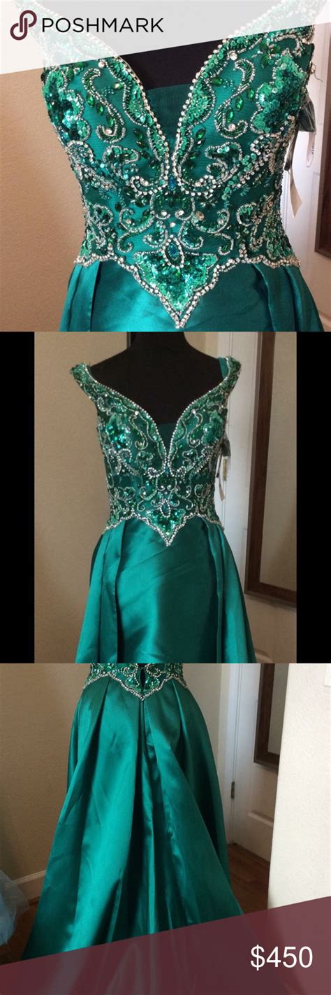 Emerald Green Pageant Gown This Is A Winning Pageant Gown It Is Off
