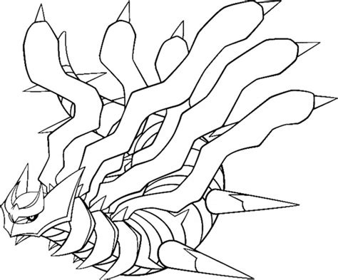Pokemon Giratina Coloring Pages Coloring Home