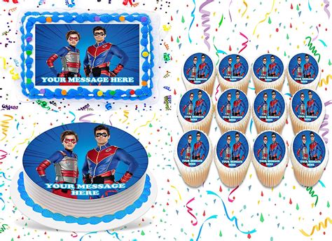 Henry Danger Cake Topper Edible Image Personalized Cupcakes