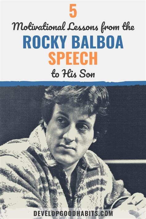 Rocky Balboa Speech To His Son 5 Motivational Lessons Rocky Balboa