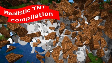 Realistic Tnt Explosions Compilation Physics Simulation Minecraft Youtube