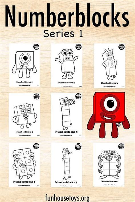 Numberblocks 1 Colouring Page Carlos Todds Coloring Pages