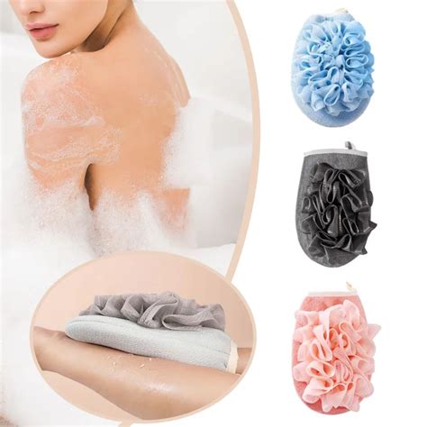 In Guanti Esfolianti Per Il Corpo Scrubber Doccia Fiore Bagno Doccia