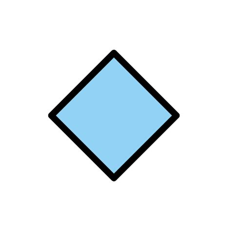 Small Blue Diamond Emoji Clipart Free Download Transparent Png
