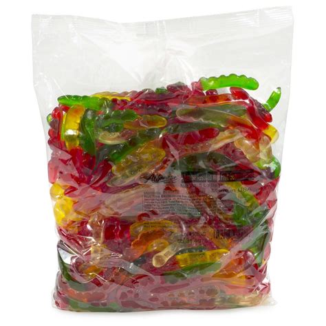 Gummi Worms Assorted 5 Lbs Confectionary Gummy Worms Gummies
