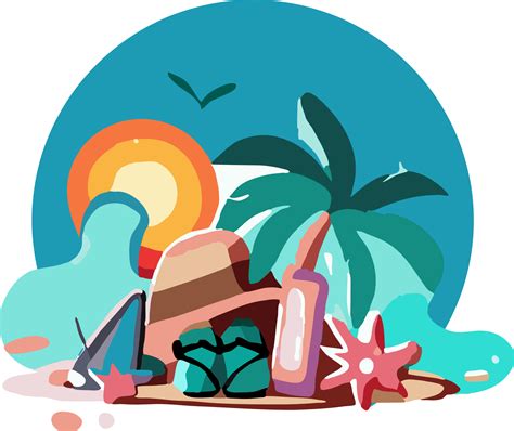 Summer Vacation Png Graphic Clipart Design 23258401 Png