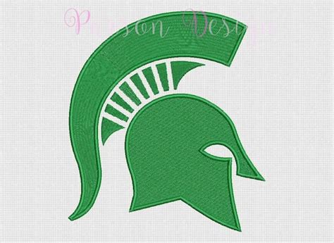 Michigan State Spartans 7 Size Embroidery Designs By Parsondesign