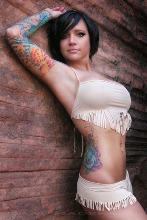 Tattoo Model In White Halter Back Tattoo Women Female Tattoo Models