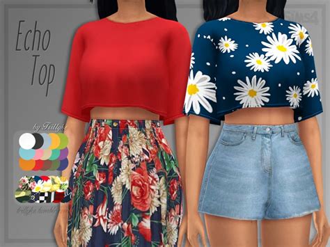 Trillyke Echo Top Sims 4 Mod Download Free