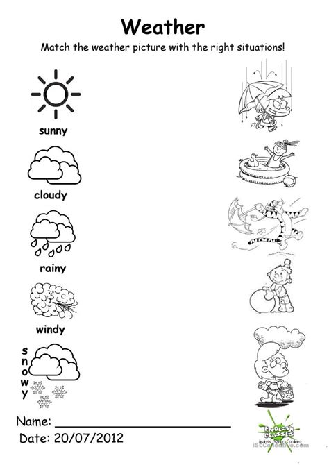 4th Grade Weather Worksheets