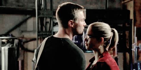 This Wondrous Kiss On The Forehead Arrow Felicity And Oliver S Popsugar Entertainment