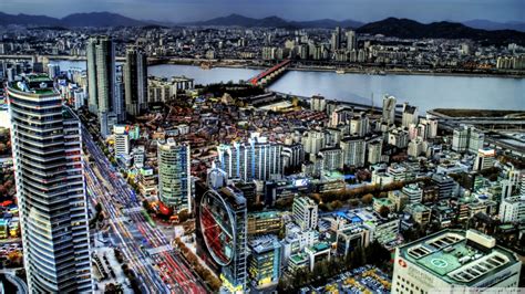 Download Seoul Panorama South Korea Wallpaper 1920x1080 Wallpoper 443630