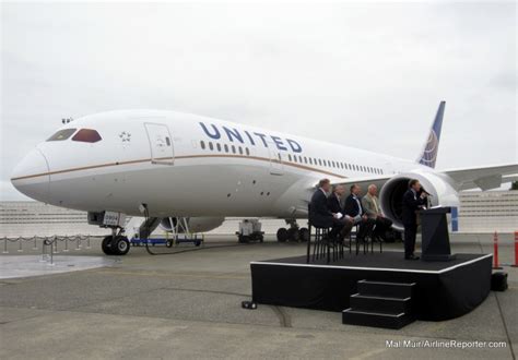 United Airlines Takes Delivery Of Their First Boeing 787 Dreamliner