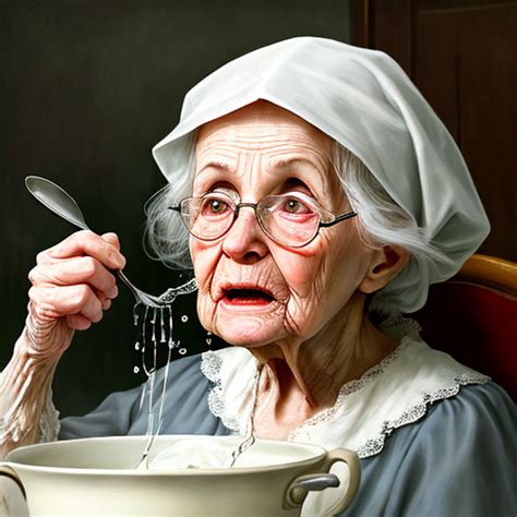 Ai Image To Image Realistic Photograph Of A Granny Wet Nurse Feeding