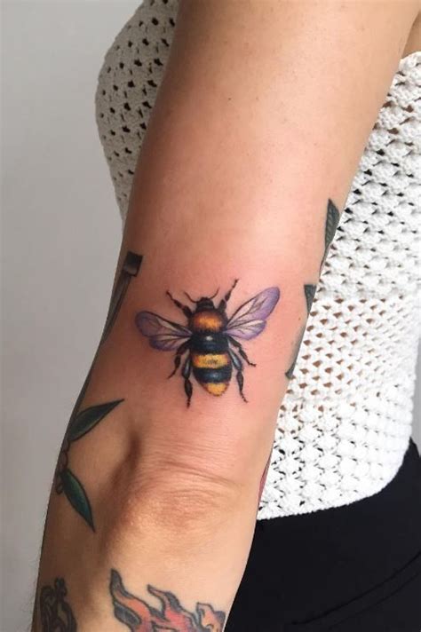 Women Tattoo Bumblebee Tattoo