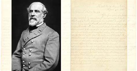 Robert E Lees Signed Farewell Address To His Army Of Northern