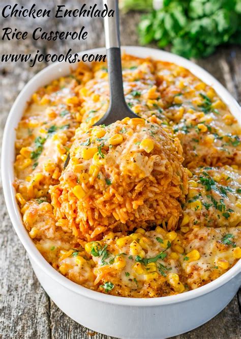 This chicken enchilada casserole is creamy cheesy perfection and it's so easy to throw together since everything is layered together instead of rolled. Casserole Recipes - The Idea Room