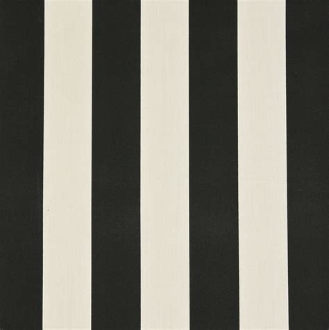 Onyx Stripe Black And White Beach Outdoor Upholstery Fabric