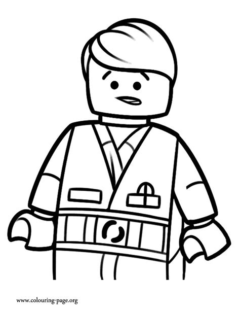 Emmet was an ordinary fellow who was mistaken for an extraordinary lego and the key to saving the world. The Lego Movie - Emmet, a Master Builder coloring page ...